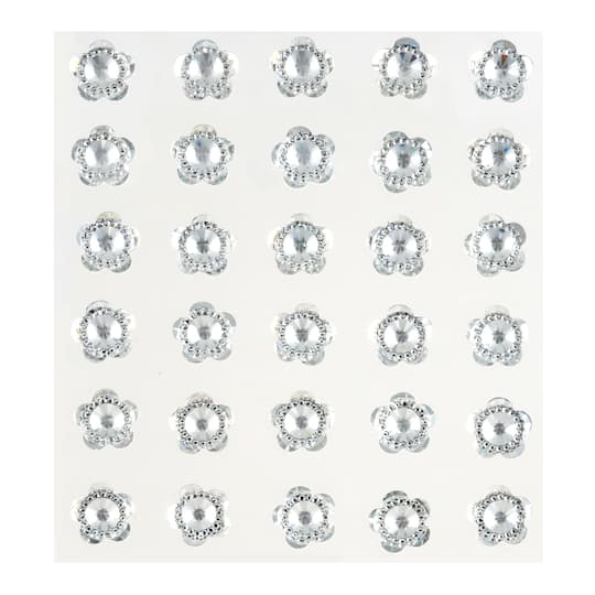 12 Packs: 30 ct. (360 total) Mini Flower Bling Stickers by Recollections™